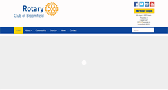 Desktop Screenshot of broomfieldrotary.org